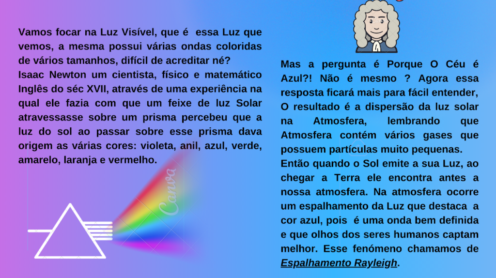 PORQUE O CEU E AZULL